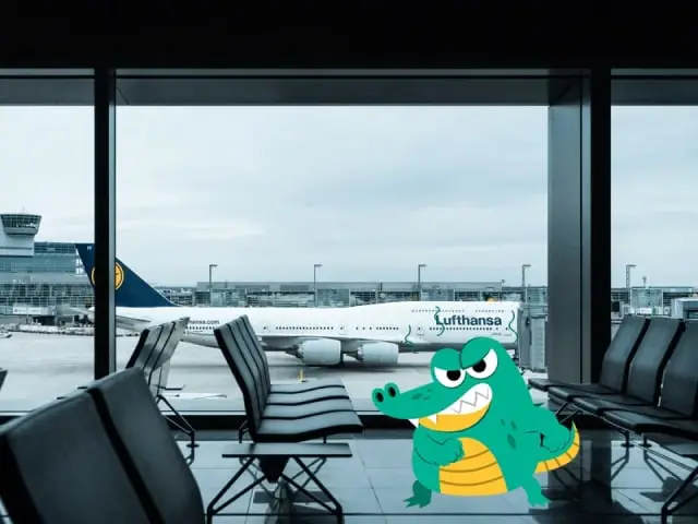 Cody en el aeropuerto